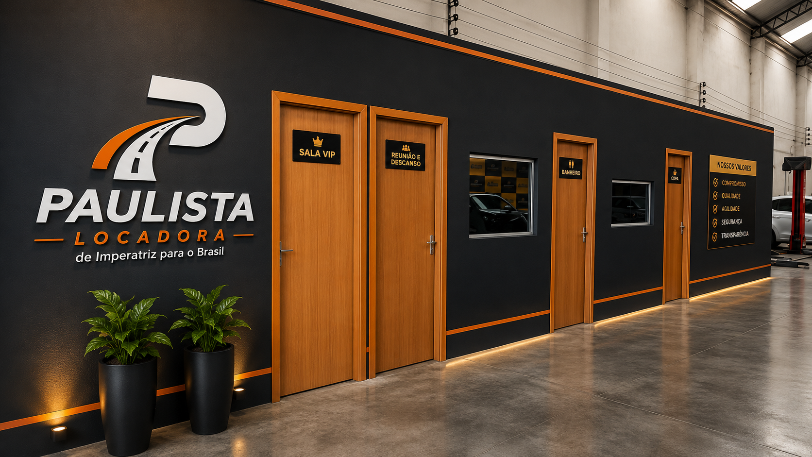 Imagem institucional da essência Paulista Locadora 1